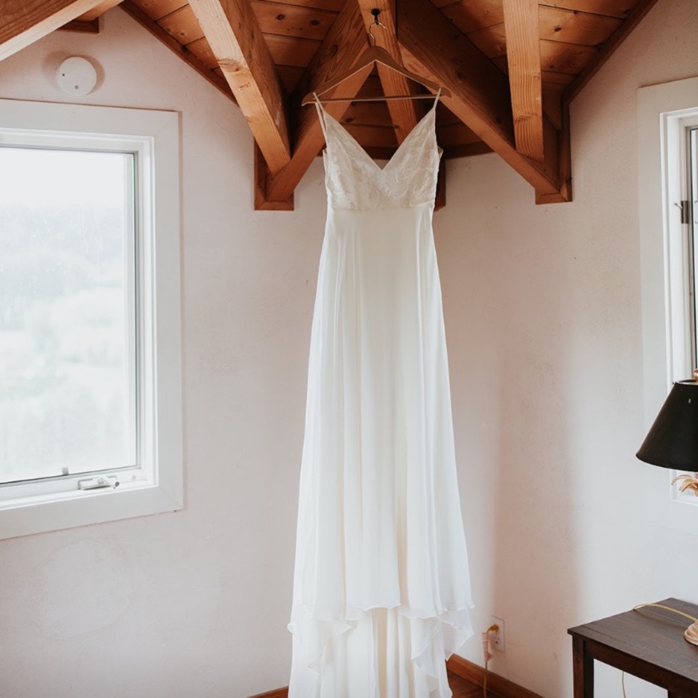 Custom Sarah Seven Wedding Dress